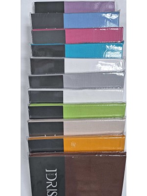 Plain Color Flat Sheet 100% Cotton - Select Size and color